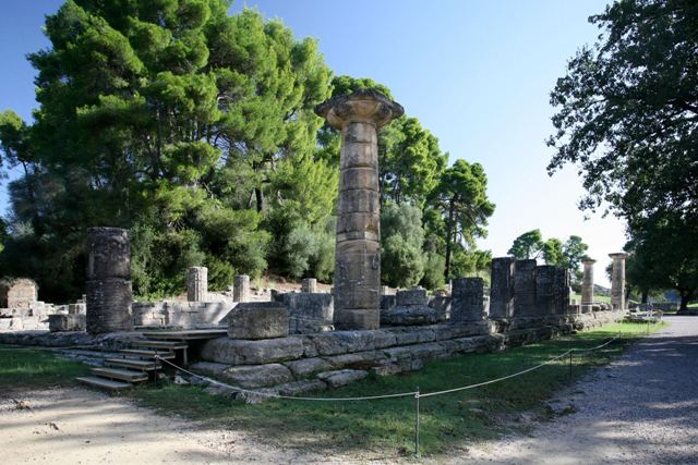 Ancient Olympia - Temple of Hera - Heraion